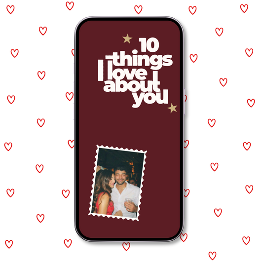 10 Things I Love About U Scrapbook